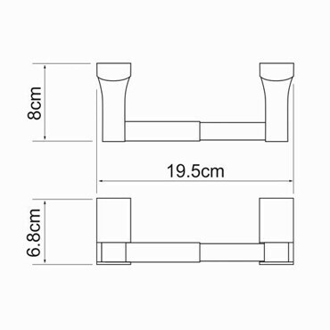 Wasserckraft Exter K-5222 Держатель туалетной бумаги