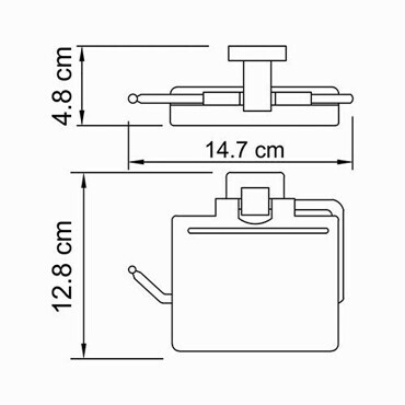 Wasserckraft Lippe K-6525 Держатель туалетной бумаги