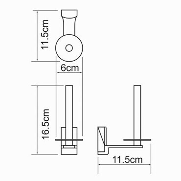 Wasserckraft Leine K-5097 Держатель туалетной бумаги